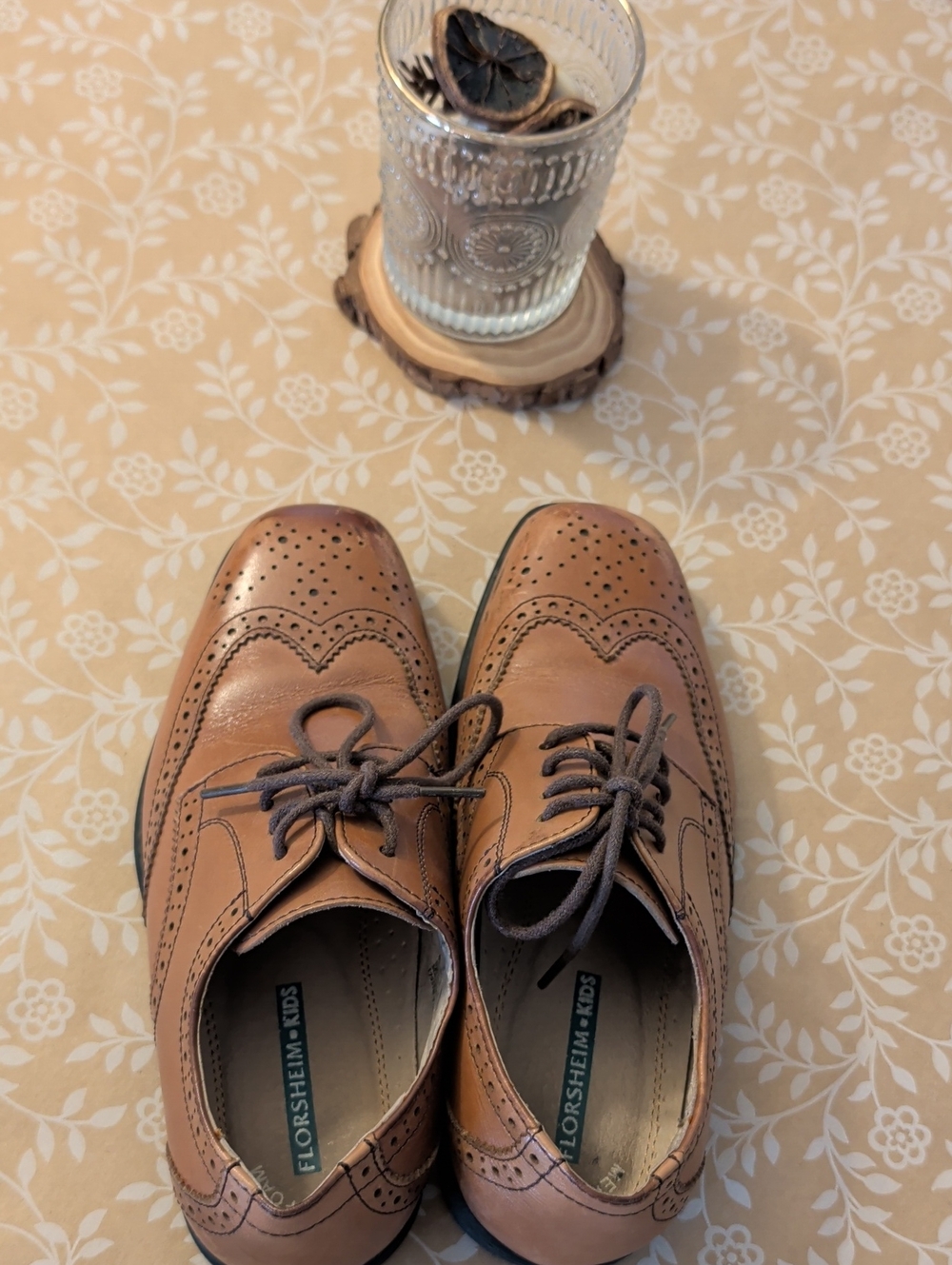 Florsheim Brown Wingtip Leather Oxfords